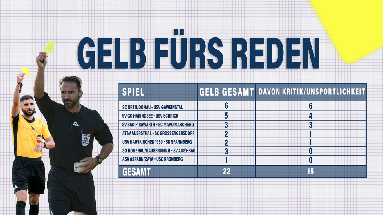 15 von 22: Warum die meisten Gelben Karten nichts mit Fouls zu tun hatten