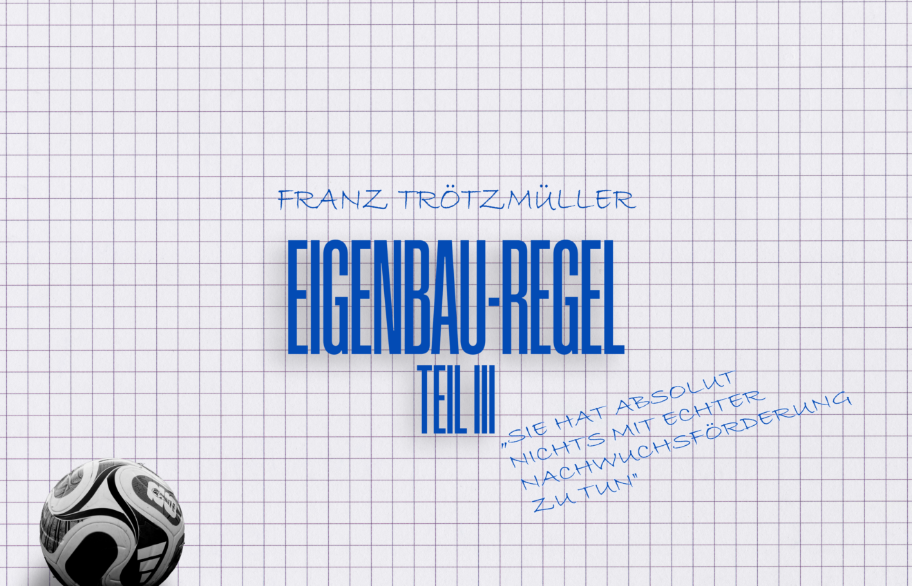 Die Eigenbau-Regelung Teil 3: Stellungnahme des Hauptgruppenobmanns